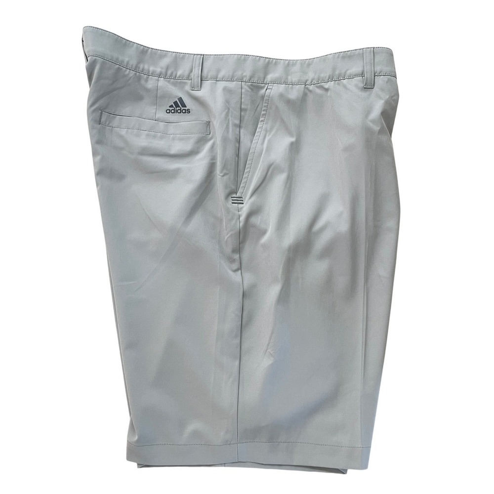 Adidas Mens Ultimate 365 Golf Shorts 40 Light Grey 10" Performance Stretch UPF - Picture 1 of 5